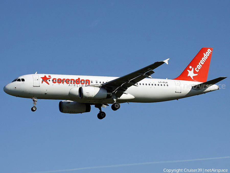 Corendon Airlines Airbus A320-232 (LY-ELK) | Photo 522823