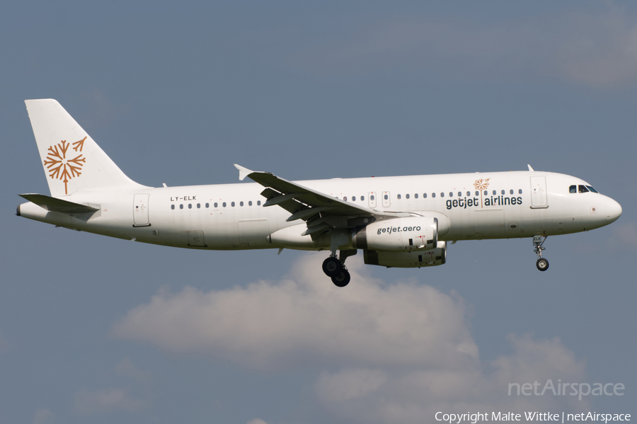 GetJet Airlines Airbus A320-232 (LY-ELK) | Photo 468598