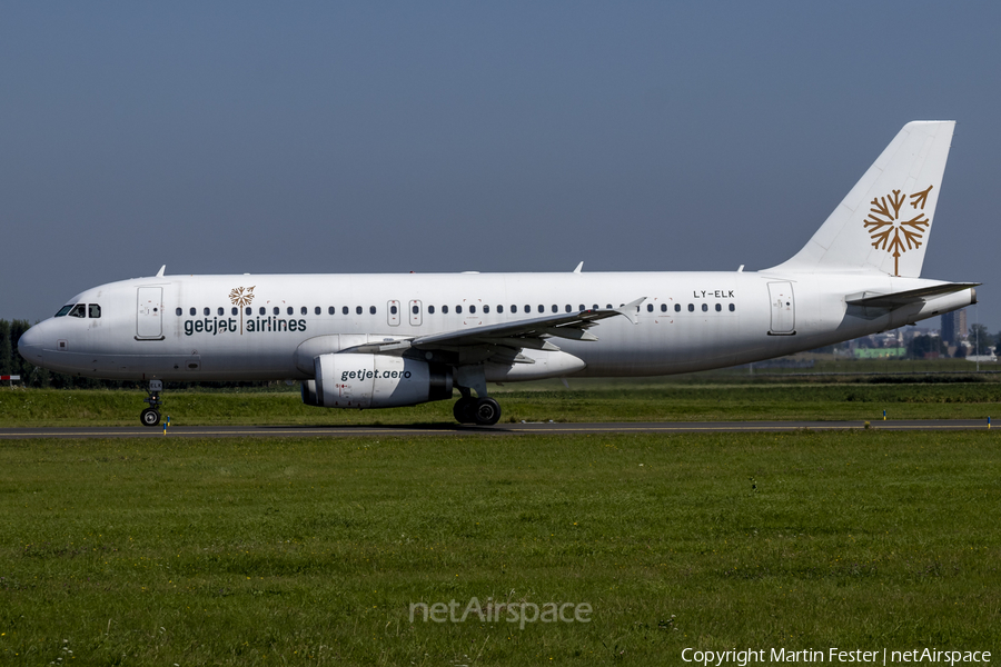 GetJet Airlines Airbus A320-232 (LY-ELK) | Photo 489371