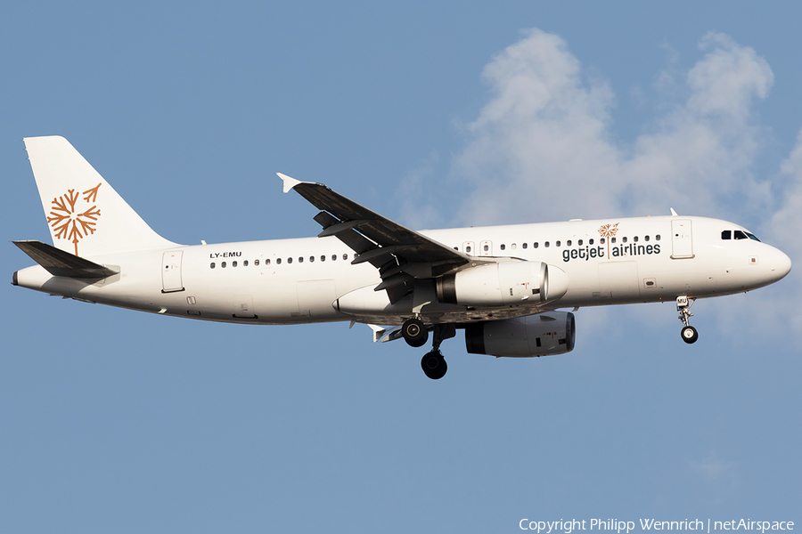 GetJet Airlines Airbus A320-233 (LY-EMU) | Photo 333922