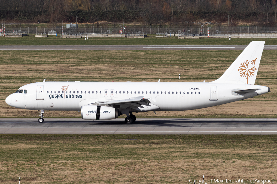 GetJet Airlines Airbus A320-233 (LY-EMU) | Photo 495568