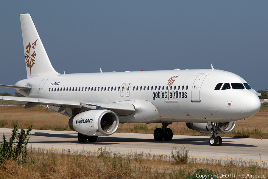 GetJet Airlines Airbus A320-233 (LY-EMU) | Photo 347104