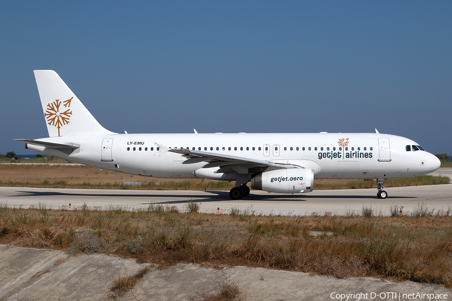 GetJet Airlines Airbus A320-233 (LY-EMU) | Photo 347105