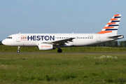 Heston Airlines Airbus A320-232 (LY-FJI) at  Amsterdam - Schiphol, Netherlands