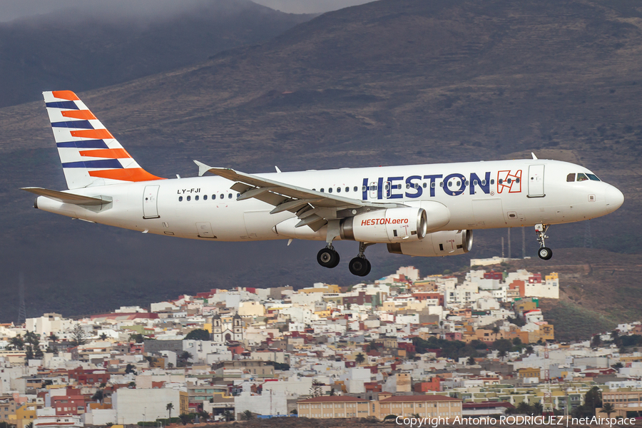 Heston Airlines Airbus A320-232 (LY-FJI) | Photo 510532