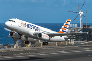 Heston Airlines Airbus A320-232 (LY-FJI) at  La Palma (Santa Cruz de La Palma), Spain