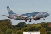 KlasJet Boeing 737-522 (LY-FLT) at  Hamburg - Fuhlsbuettel (Helmut Schmidt), Germany