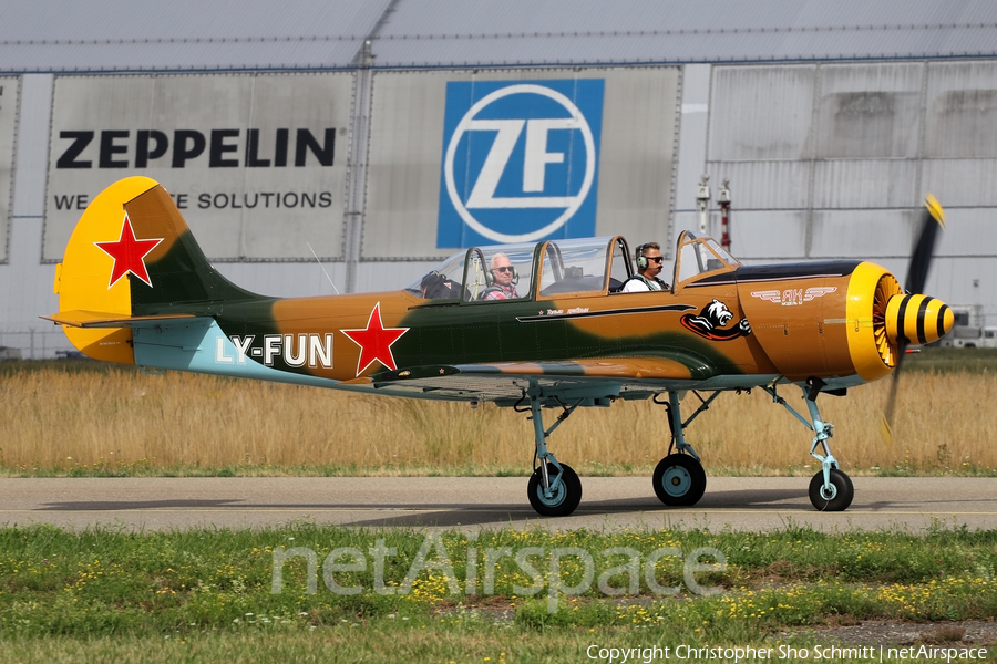 (Private) Yakovlev Yak-52 (LY-FUN) | Photo 266593