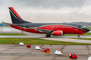 KlasJet Boeing 737-522 (LY-KDT) at  Hamburg - Fuhlsbuettel (Helmut Schmidt), Germany