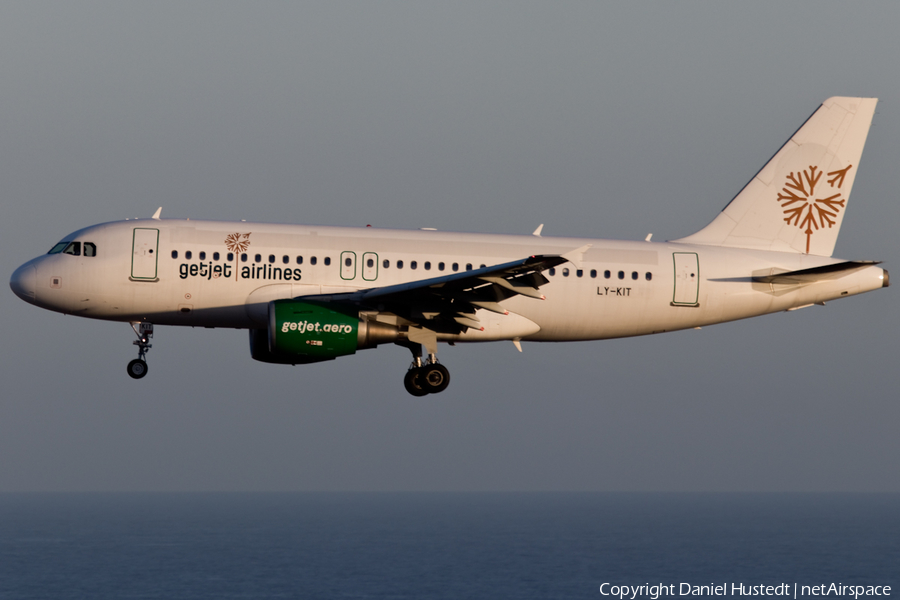 GetJet Airlines Airbus A319-112 (LY-KIT) | Photo 413022