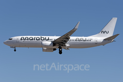 Marabu Airlines Boeing 737-8EH (LY-MGM) at  Tenerife Sur - Reina Sofia, Spain