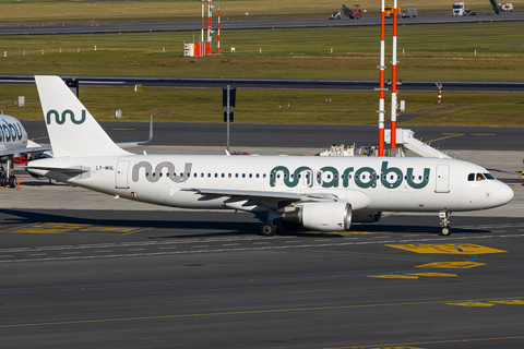 Marabu Airlines Airbus A320-216 (LY-MHL) at  Hamburg - Fuhlsbuettel (Helmut Schmidt), Germany