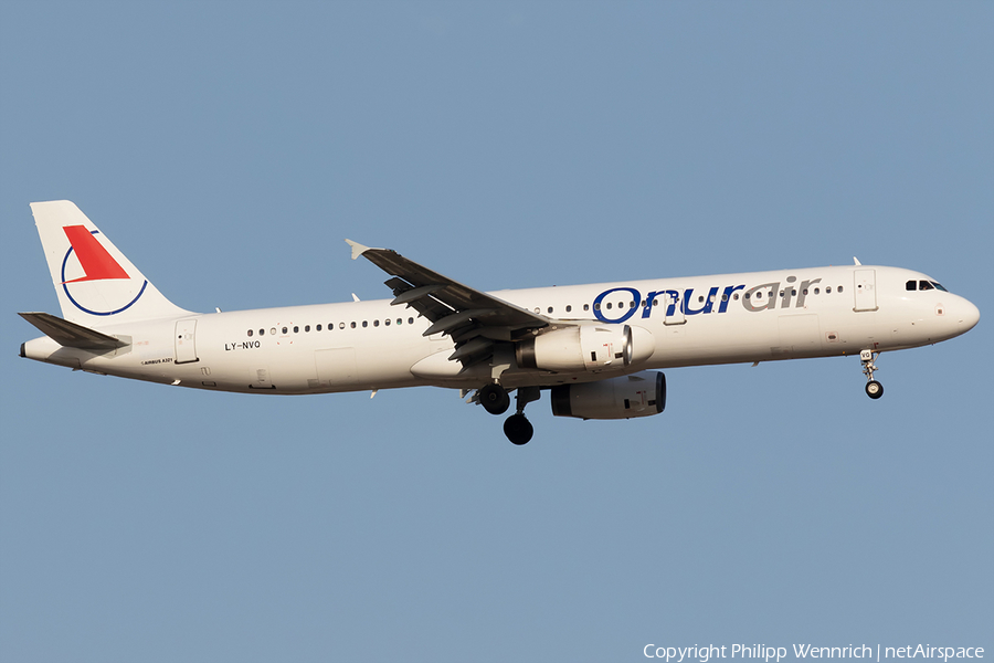 Onur Air Airbus A321-231 (LY-NVQ) | Photo 333920