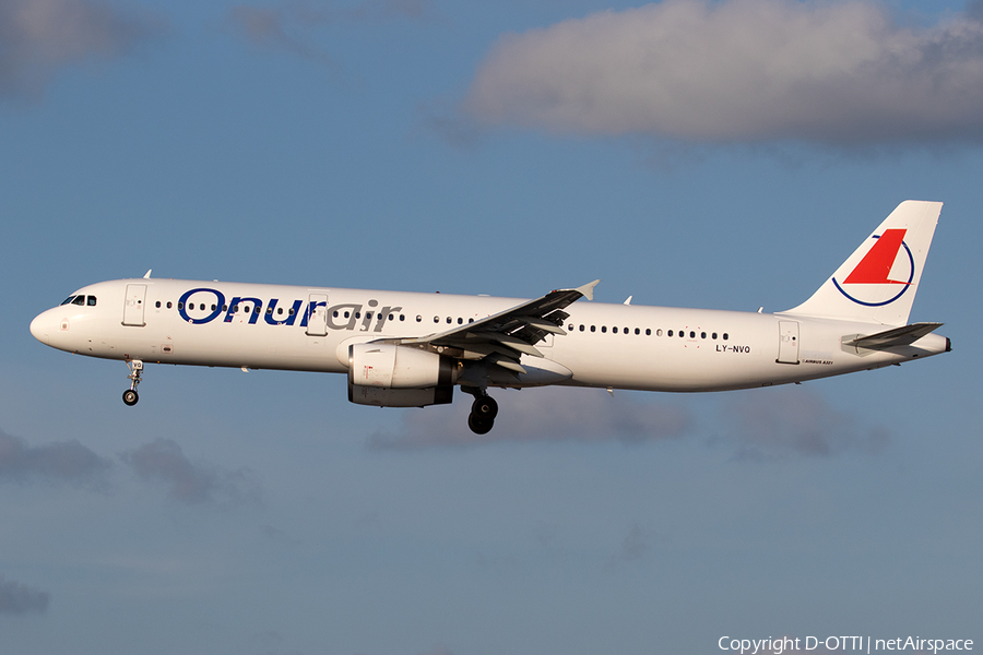 Onur Air Airbus A321-231 (LY-NVQ) | Photo 318802