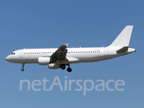 Heston Airlines Airbus A320-214 (LY-NZL) at  Frankfurt am Main, Germany