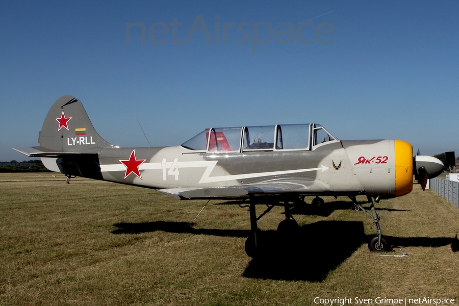 (Private) Yakovlev Yak-52 (LY-RLL) | Photo 574521
