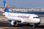 Small Planet Airlines Airbus A320-232 (LY-SPA) at  Lanzarote - Arrecife, Spain