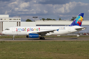 Small Planet Airlines Airbus A320-231 (LY-SPC) at  Hamburg - Fuhlsbuettel (Helmut Schmidt), Germany