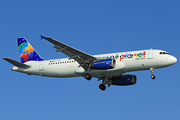 Small Planet Airlines Airbus A320-231 (LY-SPC) at  Larnaca - International, Cyprus