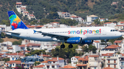 Small Planet Airlines Airbus A320-232 (LY-SPD) at  Skiathos Alexandros Papadiamantis, Greece