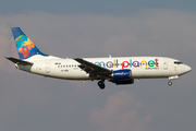 Small Planet Airlines Boeing 737-31S (LY-SPE) at  Rome - Fiumicino (Leonardo DaVinci), Italy