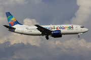Small Planet Airlines Boeing 737-31S (LY-SPE) at  Rome - Fiumicino (Leonardo DaVinci), Italy