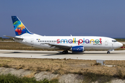 Small Planet Airlines Boeing 737-31S (LY-SPE) at  Rhodes, Greece