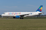 Small Planet Airlines Airbus A320-214 (LY-SPF) at  Amsterdam - Schiphol, Netherlands