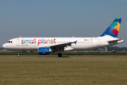 Small Planet Airlines Airbus A320-214 (LY-SPF) at  Amsterdam - Schiphol, Netherlands