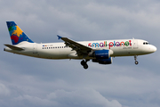 Small Planet Airlines Airbus A320-214 (LY-SPF) at  Hamburg - Fuhlsbuettel (Helmut Schmidt), Germany