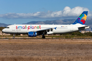 Small Planet Airlines Airbus A320-214 (LY-SPG) at  Palma De Mallorca - Son San Juan, Spain