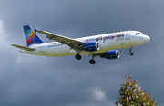 Small Planet Airlines Airbus A320-214 (LY-SPH) at  Manchester, United Kingdom