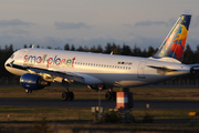 Small Planet Airlines Airbus A320-214 (LY-SPI) at  Oulu, Finland