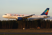 Small Planet Airlines Airbus A320-214 (LY-SPI) at  Oulu, Finland