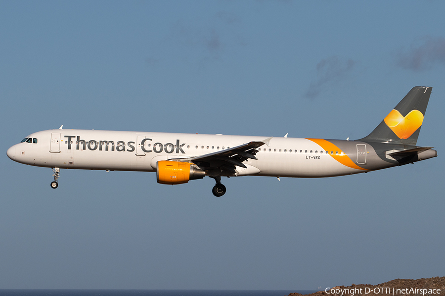 Thomas Cook Airlines (Avion Express) Airbus A321-211 (LY-VEG) | Photo 260992