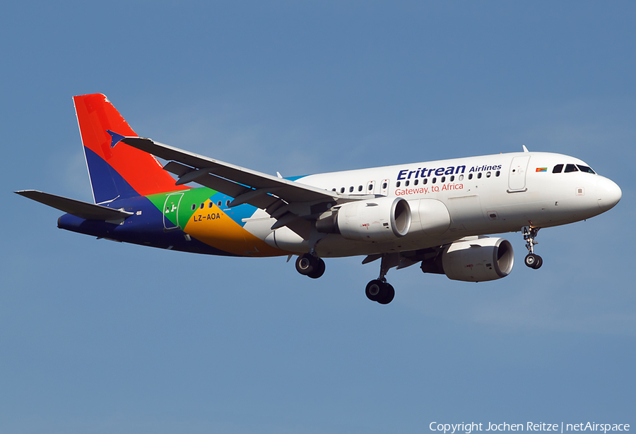 Eritrean Airlines Airbus A319-112 (LZ-AOA) | Photo 14202
