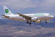 Germania (Bulgarian Eagle) Airbus A319-112 (LZ-AOA) at  Gran Canaria, Spain