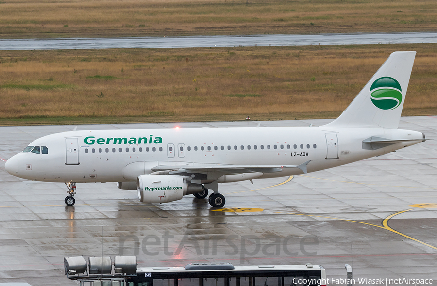 Germania (Bulgarian Eagle) Airbus A319-112 (LZ-AOA) | Photo 250035