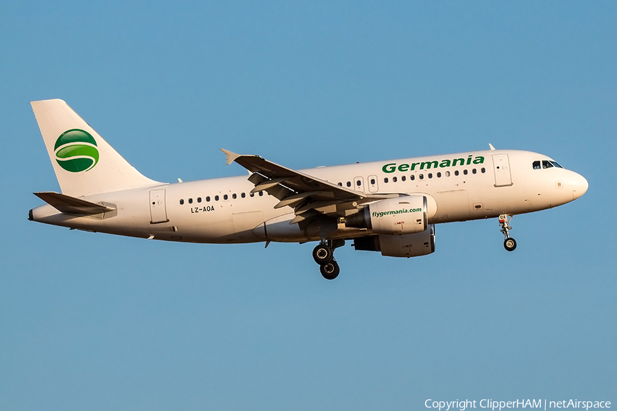 Germania (Bulgarian Eagle) Airbus A319-112 (LZ-AOA) | Photo 267154