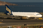 Bulgarian Eagle Airbus A319-132 (LZ-AOC) at  Gran Canaria, Spain