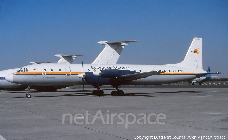 European Airlines Ilyushin Il-18V (LZ-AZO) | Photo 406854