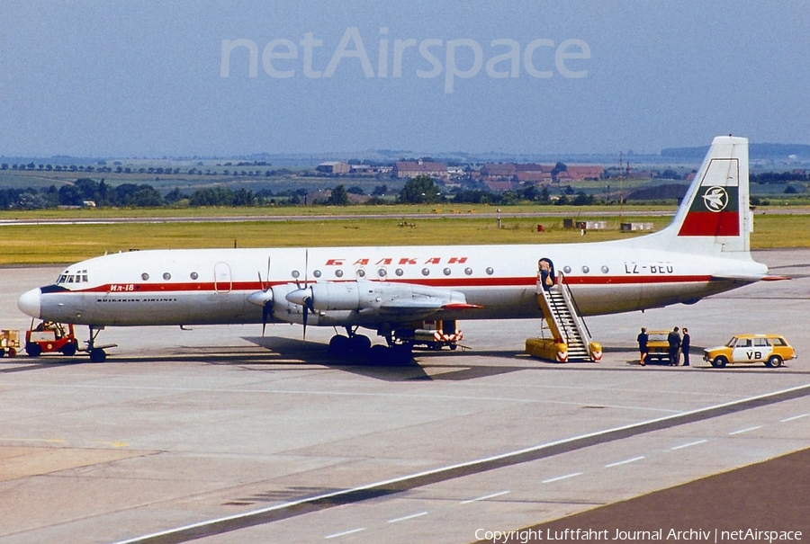 Balkan - Bulgarian Airlines Ilyushin Il-18D (LZ-BEO) | Photo 406855