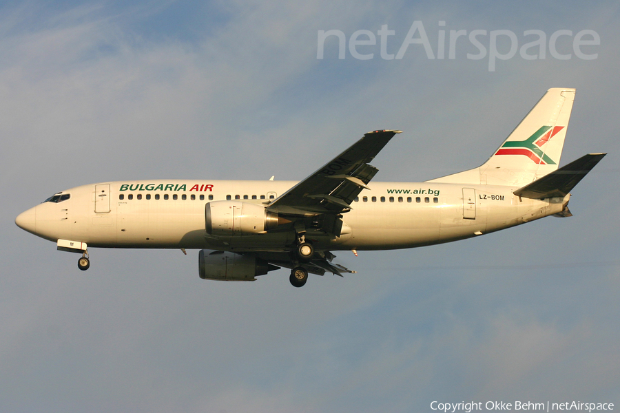 Bulgaria Air Boeing 737-31S (LZ-BOM) | Photo 70747