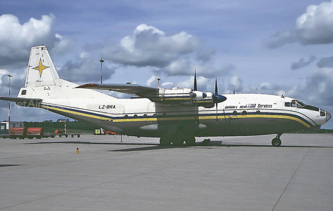 Bright Aviation Services Antonov An-12BP (LZ-BRA) at  Hamburg - Fuhlsbuettel (Helmut Schmidt), Germany