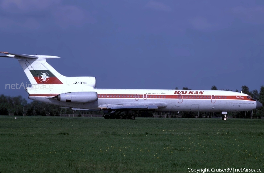 Balkan - Bulgarian Airlines Tupolev Tu-154A (LZ-BTE) | Photo 678863