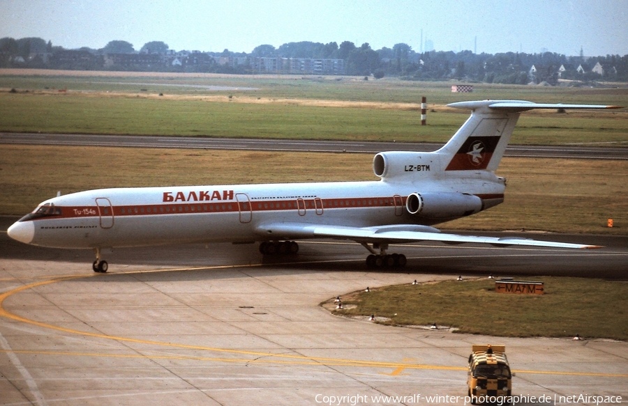 Balkan - Bulgarian Airlines Tupolev Tu-154B (LZ-BTM) | Photo 359440