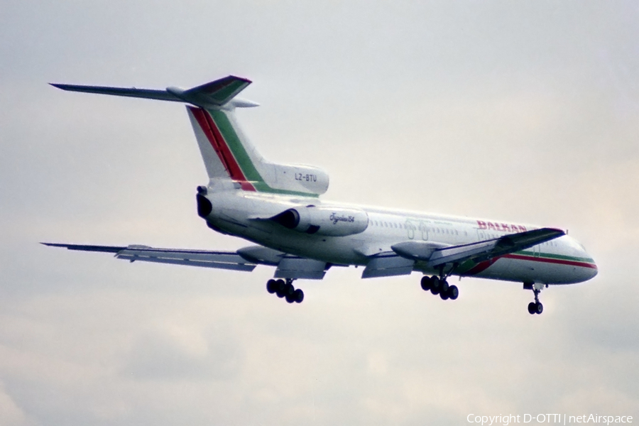 Balkan - Bulgarian Airlines Tupolev Tu-154B-2 (LZ-BTU) | Photo 202707