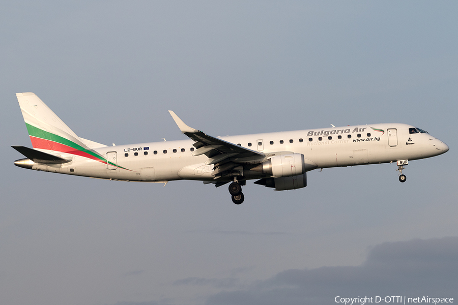 Bulgaria Air Embraer ERJ-190STD (ERJ-190-100STD) (LZ-BUR) | Photo 529408