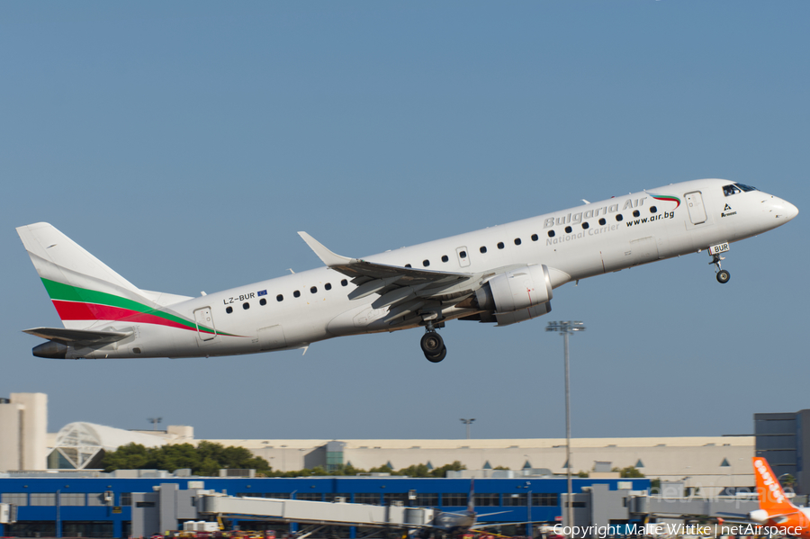 Bulgaria Air Embraer ERJ-190STD (ERJ-190-100STD) (LZ-BUR) | Photo 464746