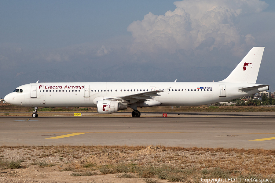 Electra Airways Airbus A321-111 (LZ-EAG) | Photo 599676